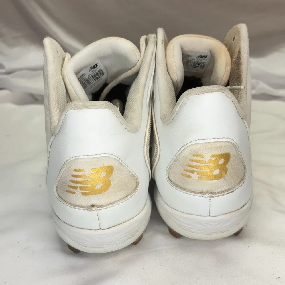 New Balance Fuelcell Ohtani 1 Metal Baseball Cleat Mens US 12 White Gold MSHOWT1